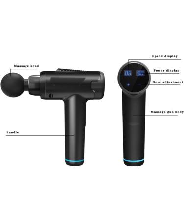 Fascia Electroman Massager - Noiseless Motor 6 Massage Heads | Household Muscle Relaxation Device - Buy Online on GoSupps.com