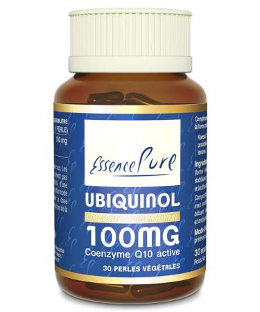Ubiquinol Pure Essence | Patented CoQ10 Kaneka | Maximum Absorption | 100% Natural Non-GMO/Dioxin/Nitrate | Suitable for Vegans | Organic Fermentation | Api-Nature