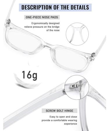 EHOMIIII TR90 Blue Light Filter Glasses | Stylish Safety Eyewear for Computer & Gaming | UV Blocker Super Light Reduced Eye Strain - Unisex Fashion Design - Buy Online on GoSupps.com