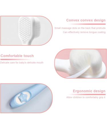 ZKHSEOU 4 Pack Baby Toothbrush - Soft & Gentle Kids Toothbrush for Ages 1-12 - Ideal Children's Dental Care - Buy Online on GoSupps.com