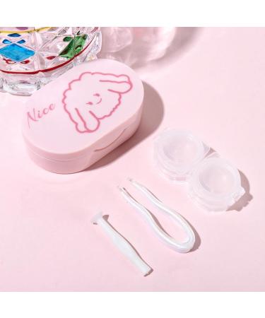 5 Pack Contact Lens Cases - 4 In 1 Travel Box with Mirror & Tweezers for Outdoor & Daily Use - Buy Online on GoSupps.com