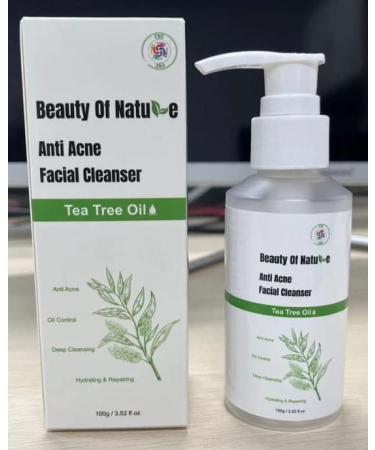 Nature Beauty Anti Acne Facial Cleanser | Clear Skin Solutions for All Skin Types | International Shipping Available - Buy Online on GoSupps.com