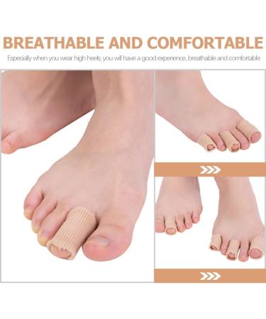 2Pcs Healeved Blister Bandaids for Open Toe Tubes - Elastic Fabric Toe Sleeves for Toe Protection and Pain Relief - 1.8 * 20cm - Buy Online on GoSupps.com