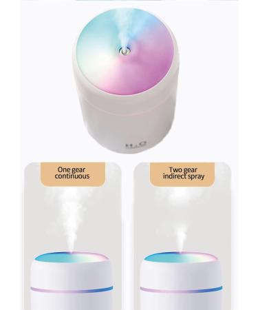 Portable Mini Humidifiers Colorful Cool Mini Cute Humidifier Essential Oil Diffuser Aroma Essential Oil USB Cool Mist Humidifier 2 Adjustable Mist Modes Super Quiet for Car Office Bedroom(White) - Buy Online on GoSupps.com