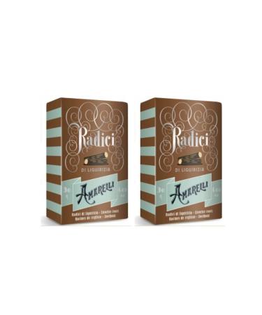 Liquirizia Amarelli - Roots Sticks Pack of 9 cm of 2 x 40g