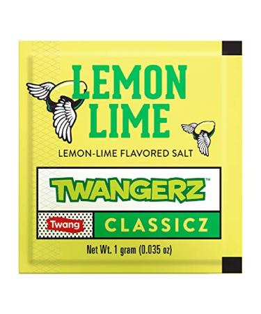 Twangerz Lemon Lime Snack Topping 1 Gram Packets (Pack of 400) - Refreshing Citrus Flavor - Buy Online on GoSupps.com