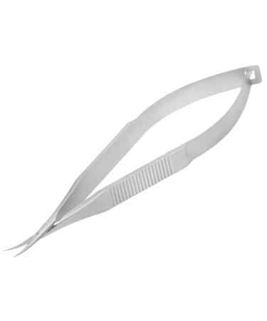 Cuticle Scissors Nail Scissors Curved Cuticle Scissors Professional Cuticle Scissors Extra Fine Curved Professional Precise Pointed Tip Grooming Kit for Eyebrow Eyelash Trim Nail and Dry Skin
