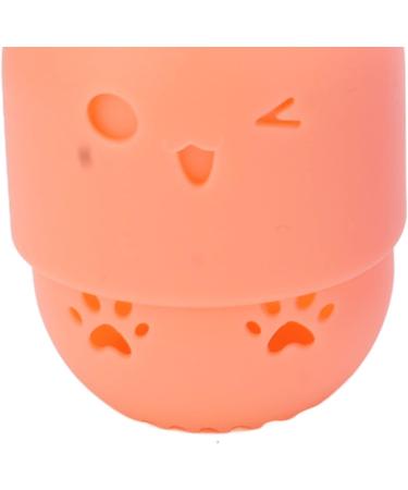 Makeup Sponge Holder Ventilating Cute Makeup Sponge Travel Bag Soft Sanitation for Makeup Accessories (Light Orange Purple) - Buy Online on GoSupps.com