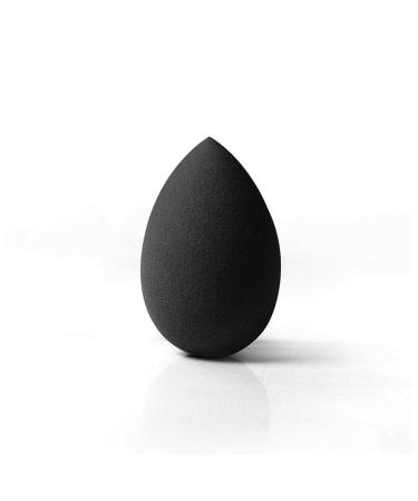 Makeup Sponge Makeup Puff Microfiber Velvet Sponges Makeup Blender Spong Powder Egg Shaped Foundation Concealer Cream Face Cosmetic Makeup Sponge Holder(BLACK-1)