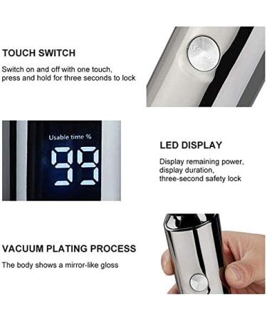 Buy Electric Shaver Razor for Men - Quick Rechargeable Wet Dry Rotary Shaver with LED Display Portable Cordless Travel USB Shaver - Buy Online on GoSupps.com