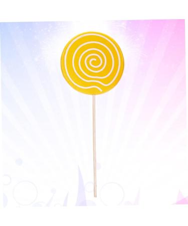 Veemoon 3pcs Lollipop Crafts Kids Playset Large Lollipop Decor Candy Lollipop Prop Carnival Cosplay Baby Food Organic Tablet Holder for Car Wedding Topper Big Lollipop Cake Child Bamboo - Buy Online on GoSupps.com
