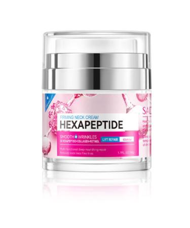 Neck Firming Cream Lifting and Tightening Neck Cream with 3X Hexapeptide Collagen Retinol - Smooth Wrinkles Reduces Neck Lines - 50g