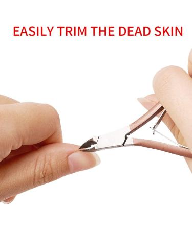 Nail Cuticle Cutter Grooming Tool Stainless Steel Finger & Toe Nail Dead Skin Cuticle Scissor Nail Clipper Nipper Manicure Tool - Buy Online on GoSupps.com