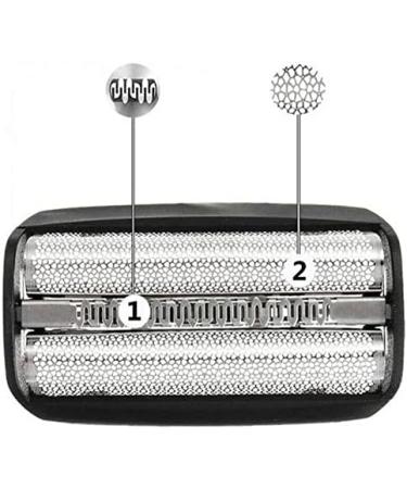 Sanq 2 Pcs Replacement Foil Cassette Head for Braun Series 7 (799CC 760CC 750CC 730 735S) - Silver | International Shipping Available - Buy Online on GoSupps.com