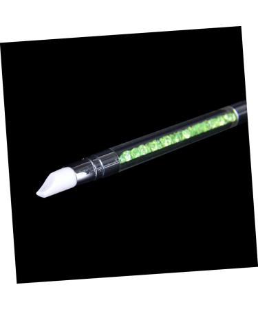 minkissy Car nail nail tool silicone head nail pen nail art carving Manicure tools double head embossing pen Marble Travel Bag medium Green - Buy Online on GoSupps.com