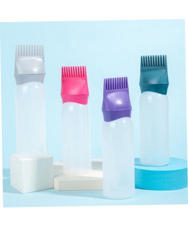 GALPADA 6 pi ces Flacon Applicateur Peigne pour Coloration Cheveux Bouteille Plastique avec chelle Gradu e Pratique pour Appliquer Huile et Lotion Aux R utilisable et Facile  - Buy Online on GoSupps.com