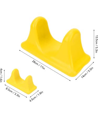Asixxsix Psoas Muscle Release Tool - 2PC Deep Tissue Back & Hip Flexor Massager (Yellow) - Portable Full Back Stretcher for Relaxation - Buy Online on GoSupps.com