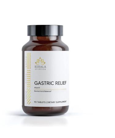 Kerala Ayurveda Gastric Relief Herbal Tablets | Natural Prebiotic for Healthy Stomach Acid Balance | Relieves from Stomach Discomfort and Gas | Aids Normal Digestion - 90 Count