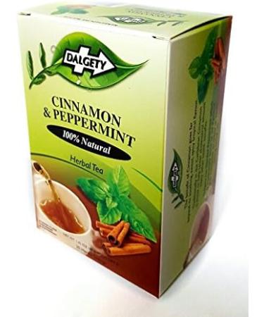 DALGETY CINNAMON and PEPPERMINT TEA. REAL CARIBBEAN TEA. 20 TEABAGS PER CARTON. MEDIUM STRENGTH HERBAL TEA with ALL NATURAL INGREDIENTS. PRODUCT of the UK. - Buy Online on GoSupps.com