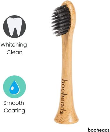 Charcoal Bamboo Electric Toothbrush Heads - Eco-Friendly & Biodegradable | Compatible with Sonicare - Buy Online on GoSupps.com
