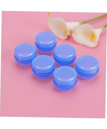 Beaupretty Travel empty plastic jar empty clear plastic sample containers small cosmetic sample containers 20g cosmetic containers make up container jar Mini Plastic Jars vial travel Cream Blue medium - Buy Online on GoSupps.com