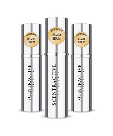 CA Perfume Impression of Emra Jasmine Bloom For Women & Men Fragrance Concentrated Long Lasting Eau de Parfum Spray Refillable Glass Atomizer Bottle 0.17 Fl Oz/5ml-X3 EMRA JASMINE BLOOM 0.51 Fl Oz (Pack of 1)