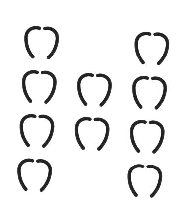 Minkissy 10 pair of anti-Snag ear brick actually hearing protection facial mask children mask ear bracket Face mask for children earmith masked hooks ear protection mask hooks Stress reducing 10x3cm