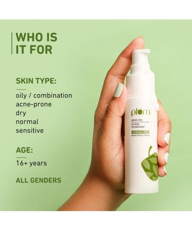 Plum Green Tea Face Moisturizer | Squalane Niacinamide & Hyaluronic Acid | Ultra Hydrating & SLS/Paraben Free | Fresh Clear Skin for Men & Women | 1.69 Fl OZ - Buy Online on GoSupps.com