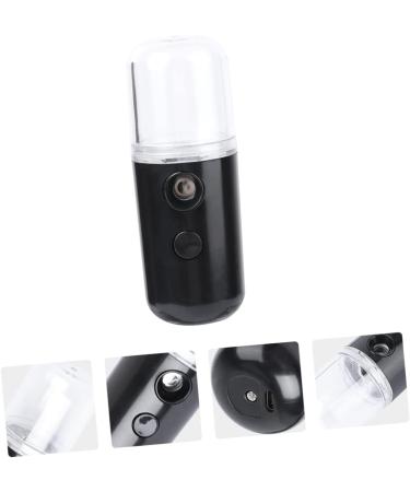 FOYTOKI 1pc Portable Humidifier Mist Sprayer Spray Humidifier Beauty Tool Face Steamer Creative Humidifier Face Humidifier Beauty Sprayer Skin Moistener Women Humidifier Plastic Humidifier 14.5X4CM Black - Buy Online on GoSupps.com
