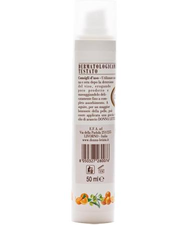 Creamy face serum 97.90% natural ingredients with olive oil hyaluronic acid vitamin E vitamin C organic orange flower water shea butter hydrating 50ml - Buy Online on GoSupps.com