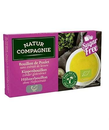 Broth of chicken cubes without added sugars ORGANIC 80g - NATUR COMPAGNIE