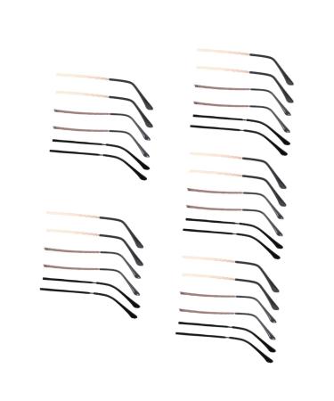 Healeeved 15 pairs glasses legs over glasses sunglasses glasses replacement brackets glasses screwdriver kits glasses bracket protective glasses holder schnapps glass accessories metal men and women different colors x 5 pieces 14x4cmx5pcs