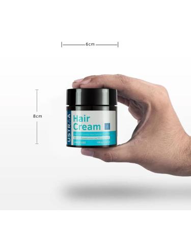 Buy US...TRAA Hair Cream for Men - 100g | Light Hold Moisturizes Non-Sticky Sulphate & Paraben FREE | Perfect for Daily Use - Style & Nourish Hair with Wheat Germ Oil & Wild Flax Seed Extracts - Buy Online on GoSupps.com