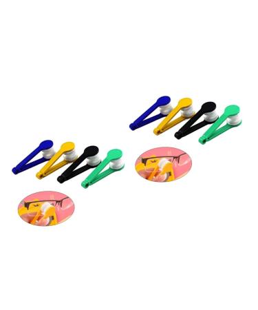 LALAFINA 10 pcs Eye Glasses Lens Cleaner Shot Glasses Lenses Cleaner for Glasses Eyewear Cleaning Brush Eyeglass Cleaning Clip Eyeglass Cleaning Tool Cleaning Wipe As Shownx2pcs mediumx2pcs