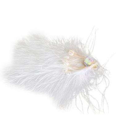xbiez Girls Hair Clip Sparkly Hairpin Y2K Bunches Headdress Hair Accessories Feather Large Crystal Duckbill Clip Hairpin 3 - Buy Online on GoSupps.com