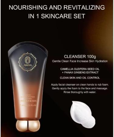 Ginseng Radiance Collection: Luxurious Skin Care Set for Face - Shop Internationally - Buy Online on GoSupps.com