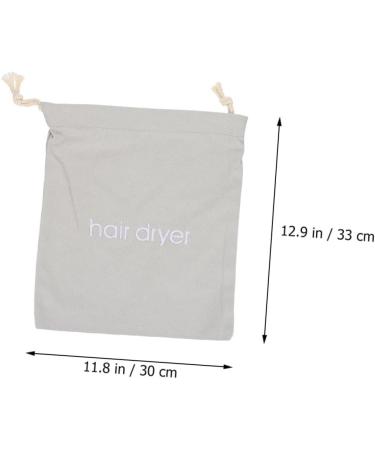 Baluue 16 Pcs Hair Dryer Storage Bag Storage Bags Hotel Drawstring Bag Portable Wash Bag Fabric Light Grey - Buy Online on GoSupps.com