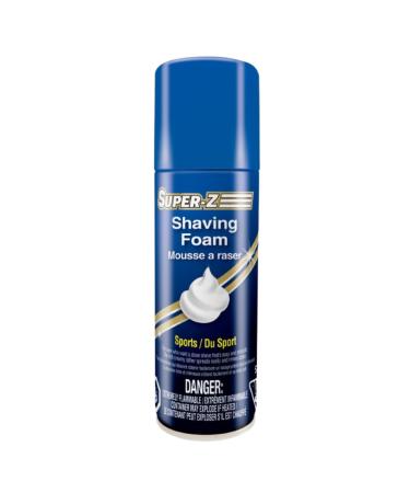 Super-Z Super Z Shave Foam Sports Travel Regular 57ml Blue