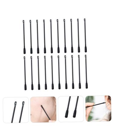 100pcs Double Head Organic Ear Swabs - Ear Wax Cleaners & Picks | Child Safe Multifunctional Ear Cleaner Tool - Buy Online on GoSupps.com