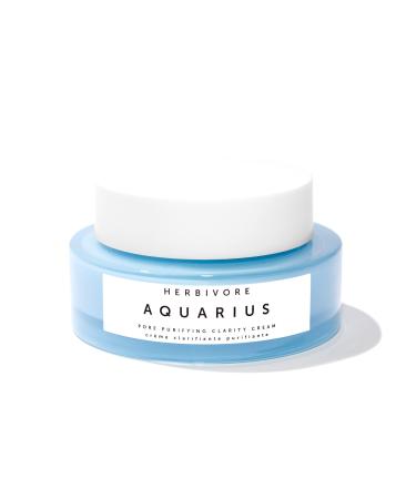 HERBIVORE Botanicals Aquarius Pore Purifying Clarity Cream   Daily Moisturizer with BHA to Clean Pores and Balance Skin for a Soft  Matte Finish (1.7 oz)