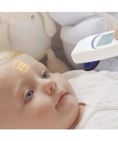TECNIMED VISIOFOCUS 06400 - Contactless Infrared Medical Thermometer for All Ages - Made in Italy - Accurate Forehead Temperature Measurement - Buy Online on GoSupps.com