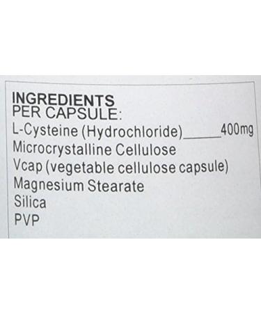 Health Plus Amino L-Cysteine 400mg Supplement - 60 Capsules - Buy Online on GoSupps.com