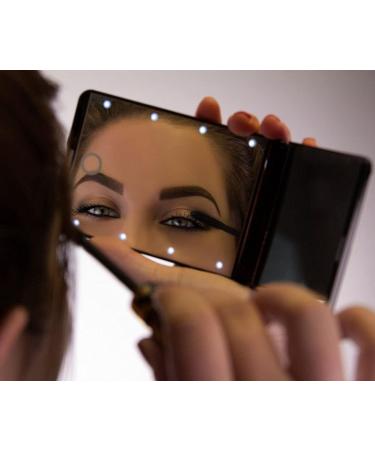 Touchup Dimmable LED Compact Mirror - Rose Gold | Impressions Vanity - Buy Online on GoSupps.com