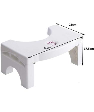 Folding Squatting Toilet Stool - Non-Slip, Foldable Bathroom Aid with Aromatherapy Scent for Kids and Adults - Buy Online on GoSupps.com