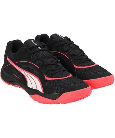 Buy PUMA Unisex Solarstrike II Indoor Trainers 40.5 EU - Puma Black Fire Orchid & White | International Shipping Available - Buy Online on GoSupps.com