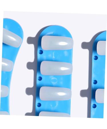 Beavorty 4 Boxes Nails Tip Stand Nail Practice Rack Nail Art Holder Stand Nail Tip Practice Base Nail Training stand nail tips holder Manicure Practice Rack nail tools nail stand lotus 1 - Buy Online on GoSupps.com