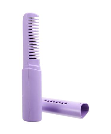 FOMIYES Portable USB Heated Hair Straightener Comb Cordless Hair Straightener Brush for Travel