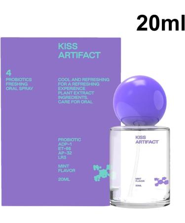  Hjatirace Alcohol Free Oral Spray Travel Oral Care Freshness Mist Natural Health Support Promotes General Oral Hygiene 20ml Purple for Men and Women - Buy Online on GoSupps.com