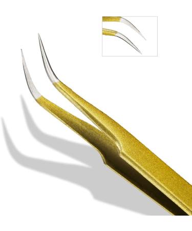 Buy Figette Eyelash Extension Tools | Professional Stainless Steel Curved & Straight Tweezers for False Eyelashes - International Shipping - Buy Online on GoSupps.com