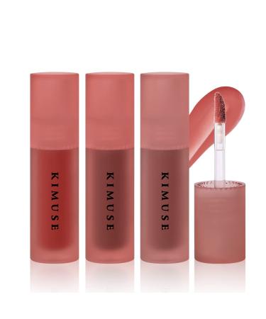 KIMUSE Dual Cream Contour Stick & Water Gel Lip Tint Stains Set - 6 Colors - Buy Online on GoSupps.com